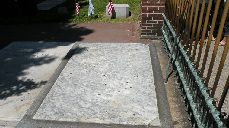 Christ Church Burial Ground - A Penny for Ben Franklin