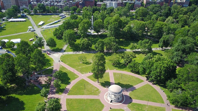 Boston Common - Where Cows Grazed and Redcoats Camped