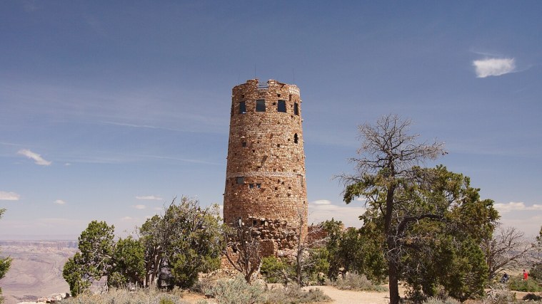 Desert View Watchtower - Colter's Tower and a Tribal Welcome