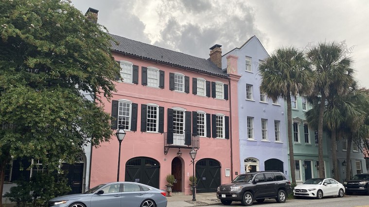 Rainbow Row - Merchant Houses in Pastel