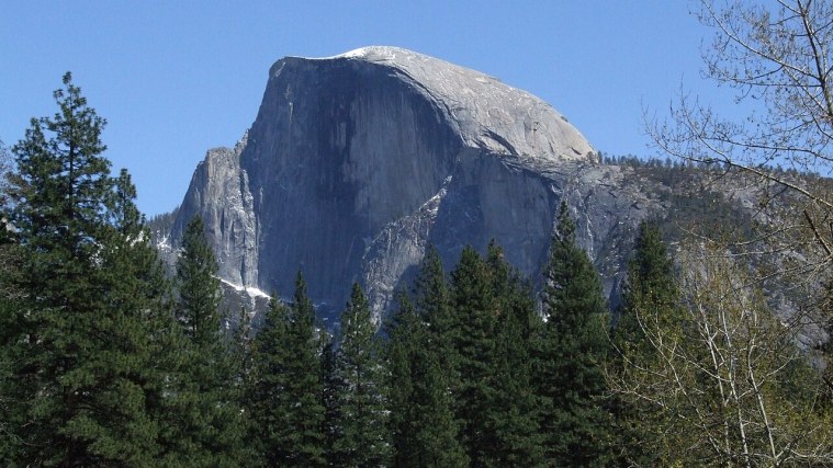 Sentinel Bridge and Cook's Meadow - Half Dome in the River