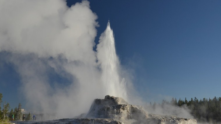 Castle Geyser - A Cone Built Over Centuries