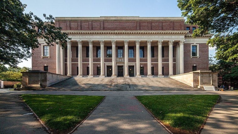 Widener Library - A Memorial in Books