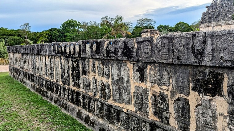 Tzompantli - The Wall of Skulls