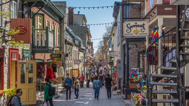 Quartier Petit Champlain - Shops Beneath the Cliff