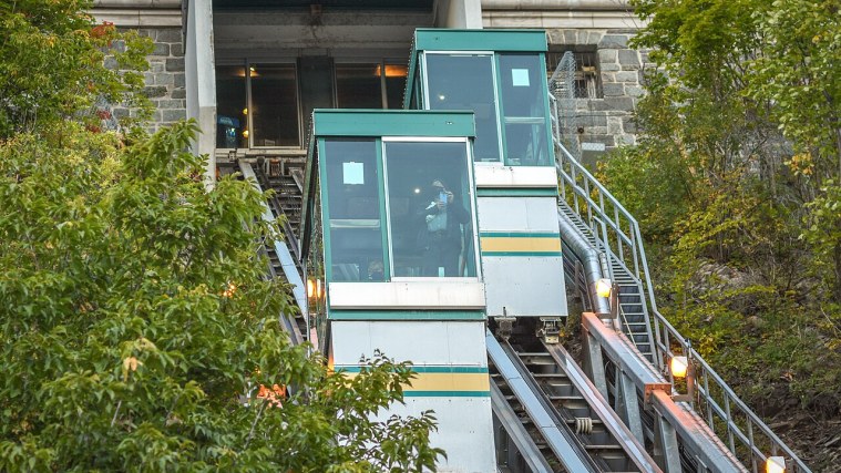 Old Quebec Funicular - The Easy Way Up