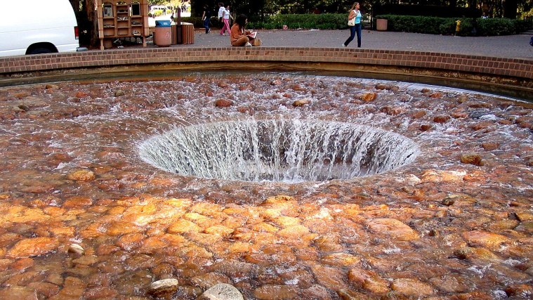 Inverted Fountain - Where the Water Falls In