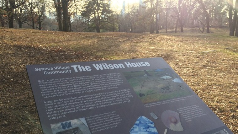 Seneca Village - The Community Under the Park
